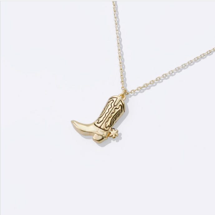 Boots Over Heels Necklace