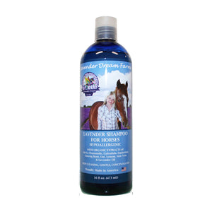 Lavender Shampoo for horses with 100% pure Lavender