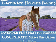 Load image into Gallery viewer, Fly Spray Concentrate Reppellent with 100% Pure Lavender, Makes one Gallon.
