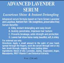 Load image into Gallery viewer, Advanced Lavender Serum for Horses with 100% pure Lavender